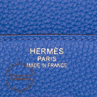 Hermes Birkin 35 Blue Electriс