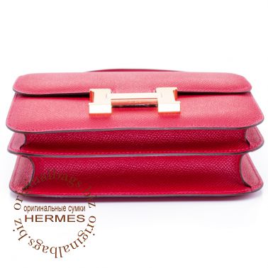 Hermes Constance 18 cm Rouge Casaque