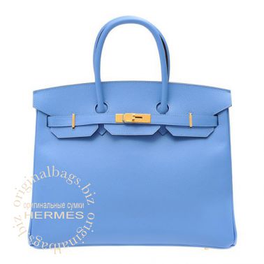 Hermes Birkin 35 Blue Paradise