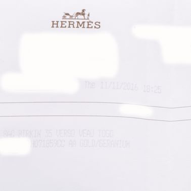Hermes Birkin 35 Gold/Geranium