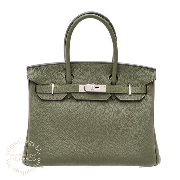 Hermes birkin top olive green