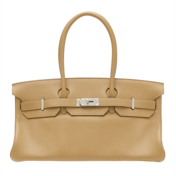 Shoulder Birkin Tabac Camel