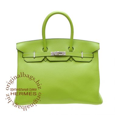 Hermes Birkin 35 Apple Green