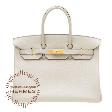 Hermes Birkin 35 Pearl Grey