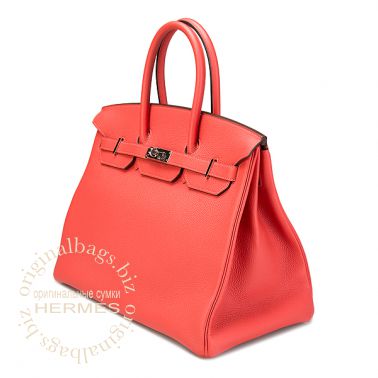 Hermes Birkin 35 Rouge Pivoine
