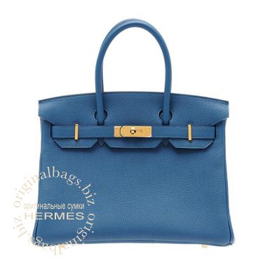 Hermes Birkin 30 Blue de Galice