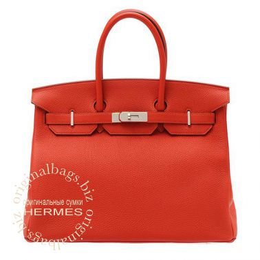 Hermes Birkin 35 Vermillon Red