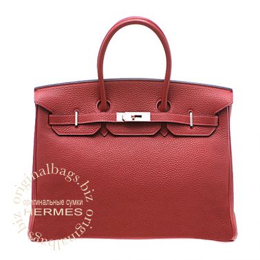Hermes Birkin 35 Rouge Garance