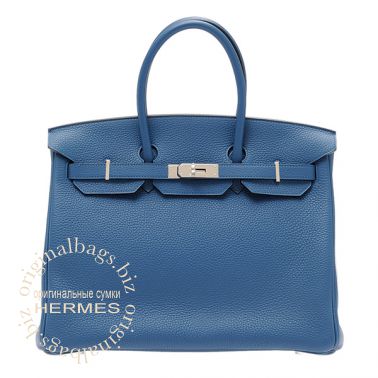 Hermes Birkin 35 Thalassa Blue