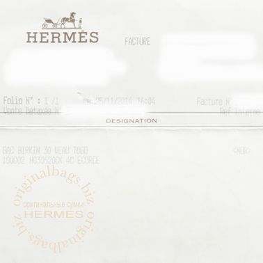 Hermes Birkin 30 Ecorce