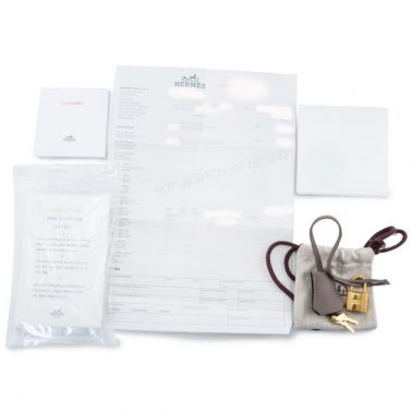 Hermes Birkin 35 Gris Asphalte