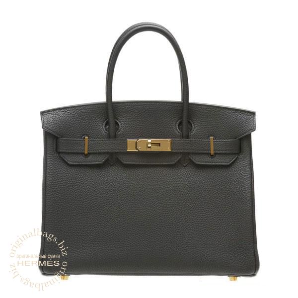 Hermes black store birkin 30